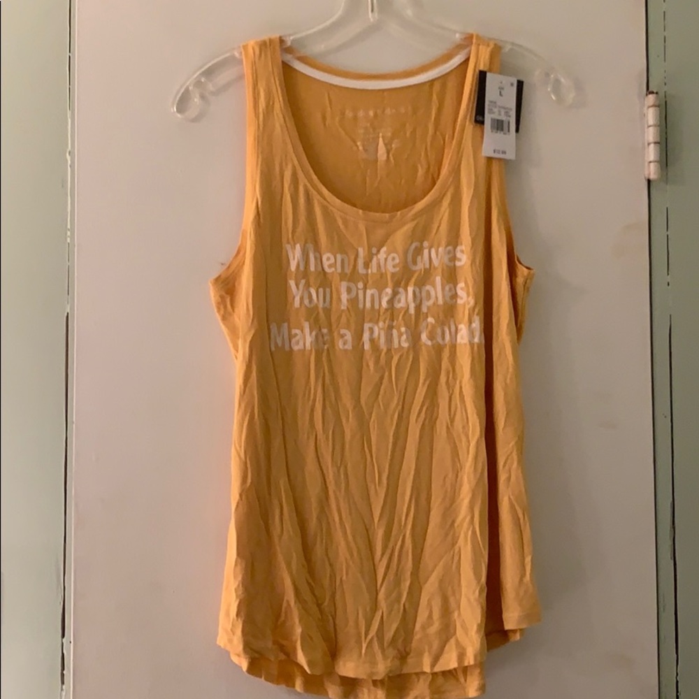 Yellow Piña Colada Tank